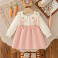 New Year'S Party Dress! Autumn New Cute Strawberry Baby Girl Dress, Red Children'S Clothing (9 Months -3 Years Old)