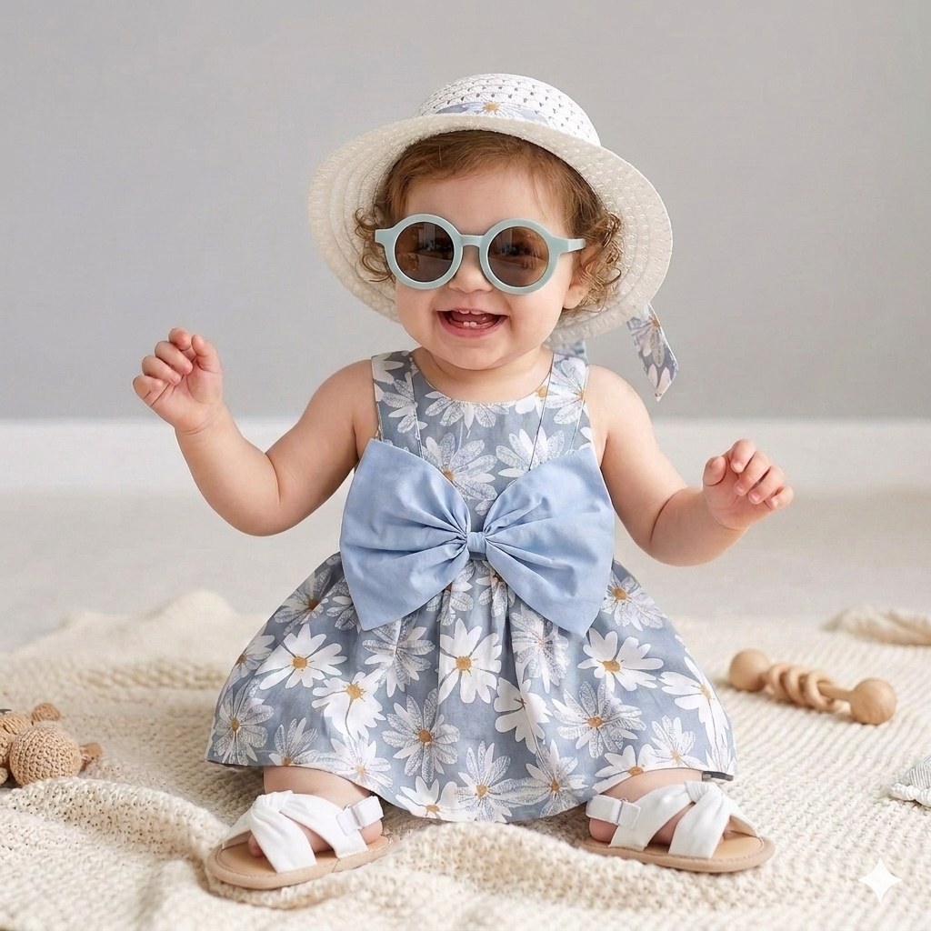 2024 New Product Baby Sandals Infant Girls Shoes Bow-knot Princess Sole Non-slip Toddler First Walkers 5-colors